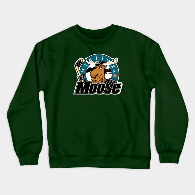 Manitoba Moose Crewneck Sweatshirt by HeyBeardMon